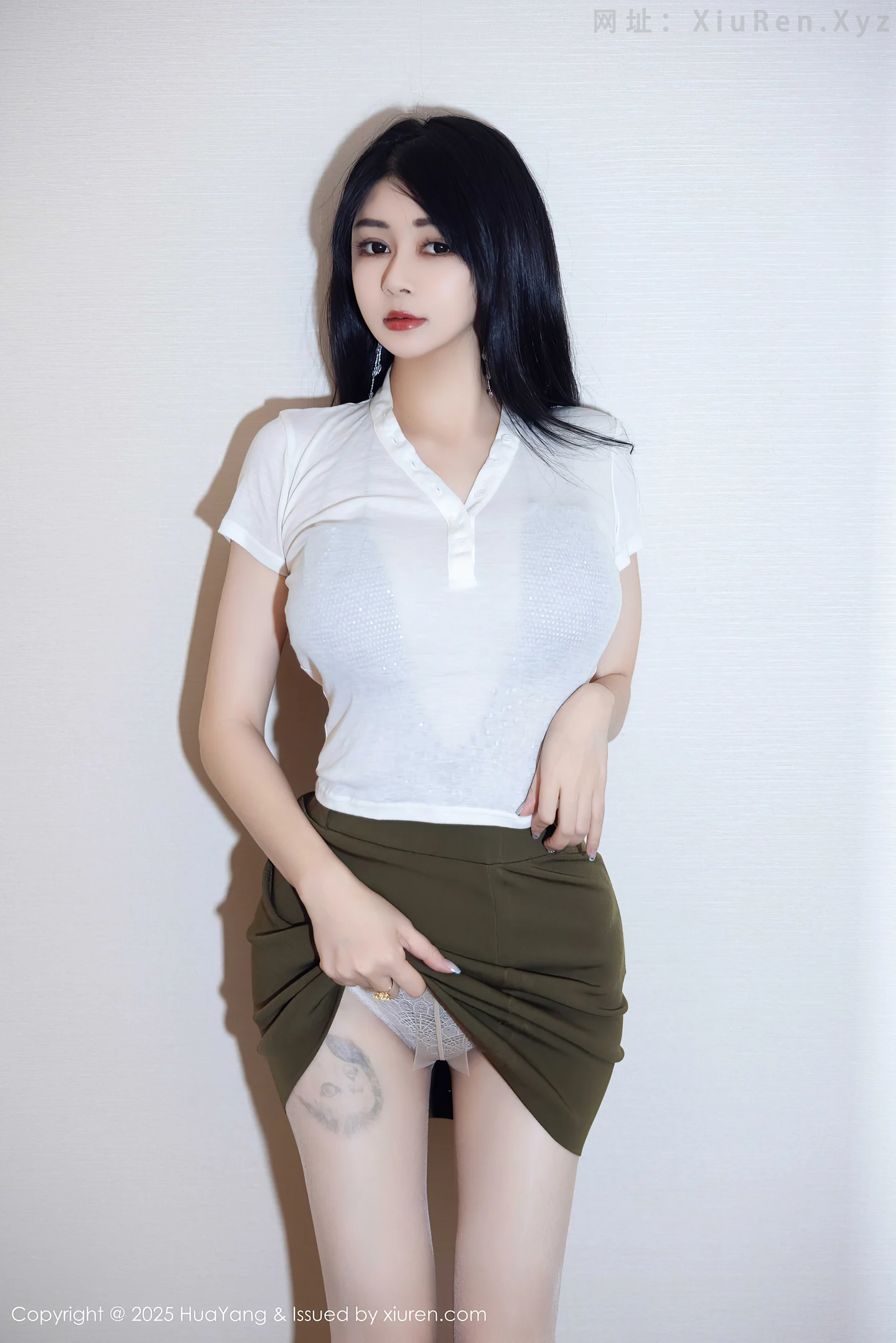 图片[2]-[HuaYang花漾]Vol.647_模特凯竹Quinn性感白T露金属内衣配原色丝袜秀丰腴身材诱惑写真54P-秀人网 - XiuRen.Pro